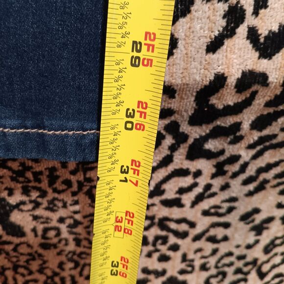 Rutherford Jeans Men Size 32x31 Flex Skinny Fit Blue Painted Comic Pattern Denim - Picture 7 of 7